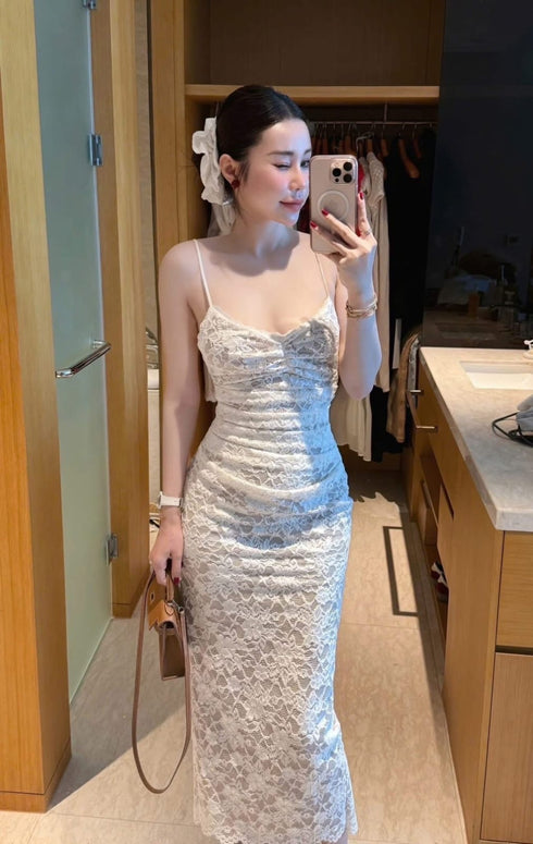 Body Hugging Lace Slim Fit Dress